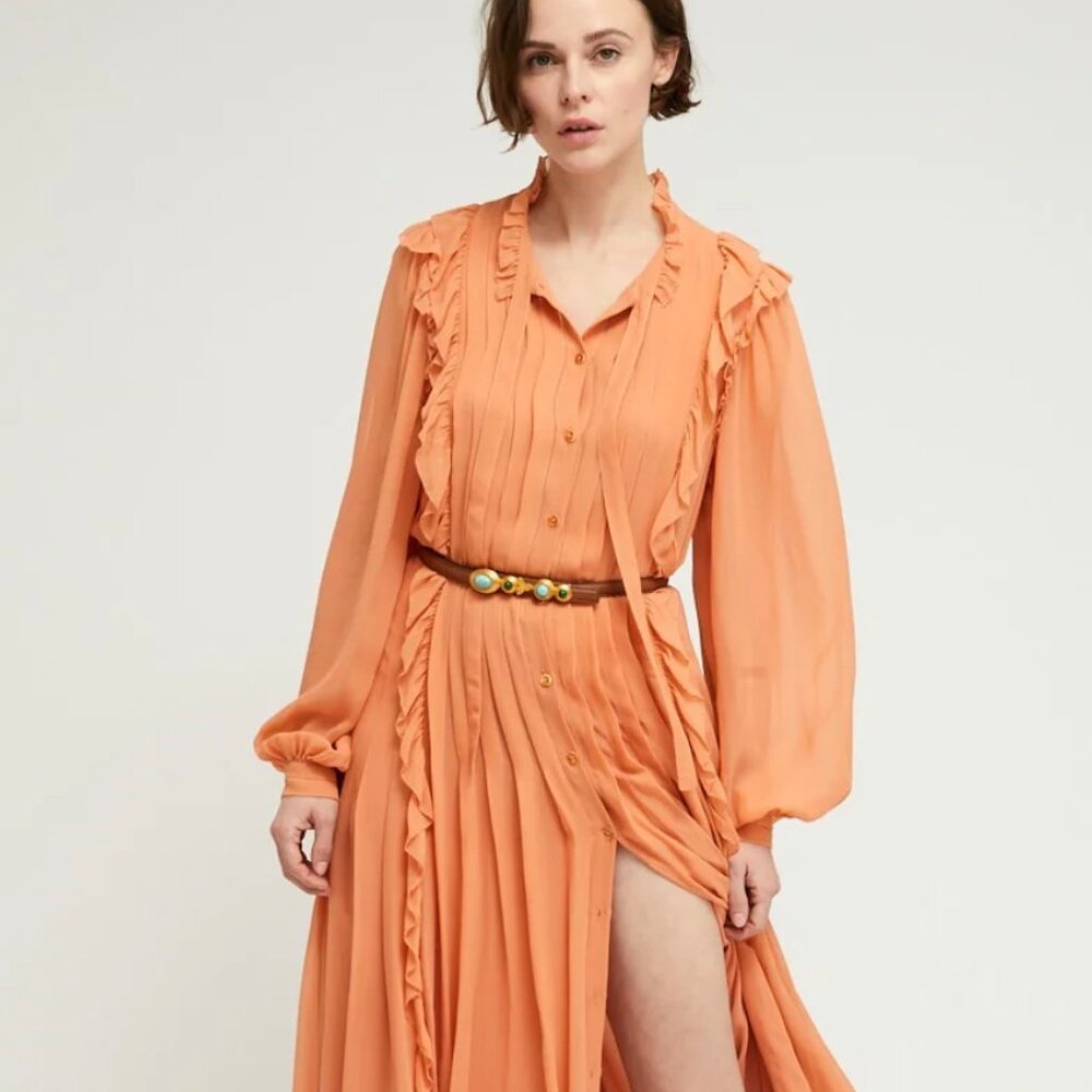 Ulla Johnson Brielle Dress Peony Size 14